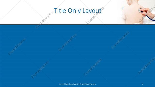Title Only presentation slide layout