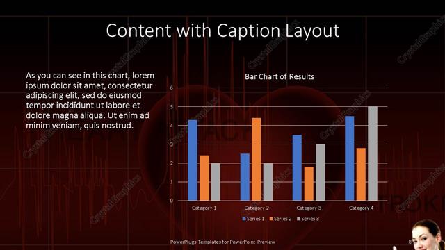Content with Caption presentation slide layout
