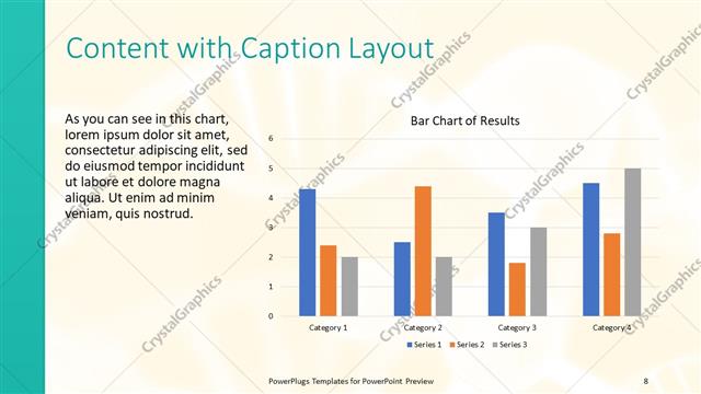 Content with Caption presentation slide layout