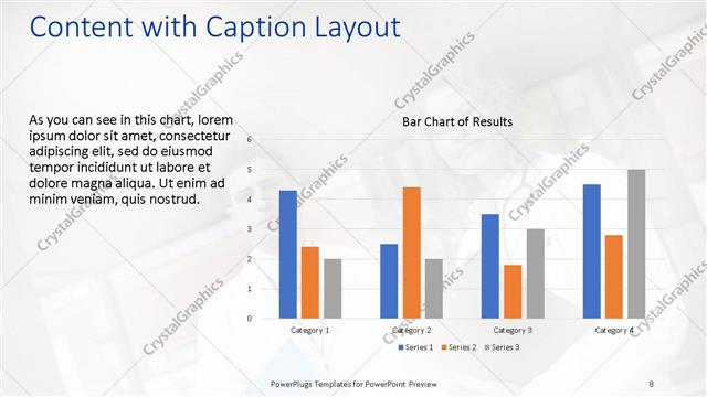 Content with Caption presentation slide layout