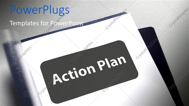  Presentation with page - Document with title page for the action plan