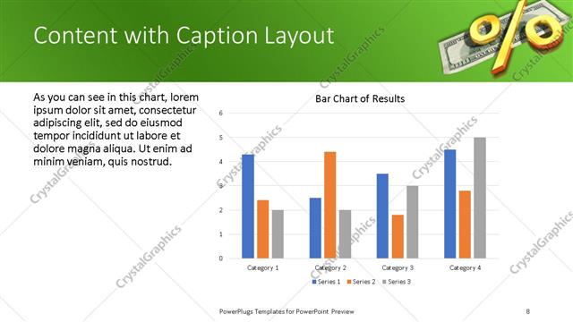 Content with Caption presentation slide layout