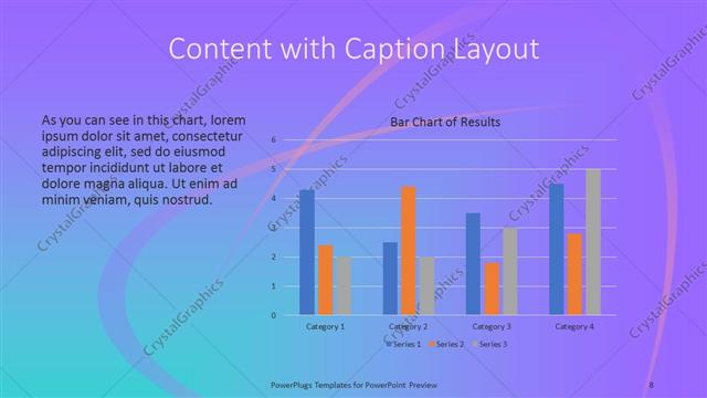 Content with Caption presentation slide layout