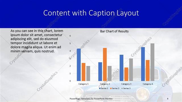 Content with Caption presentation slide layout