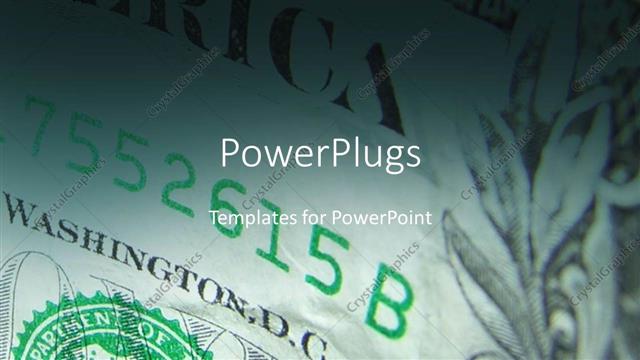  Presentation with economy - Dollar bills finances money income profit economy currency politics