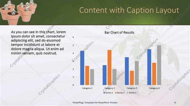 Content with Caption presentation slide layout