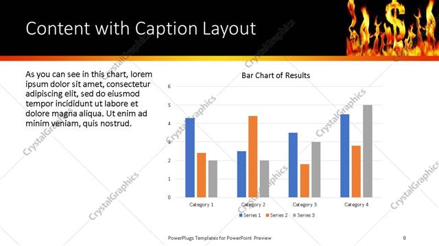 Content with Caption presentation slide layout