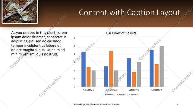 Content with Caption presentation slide layout