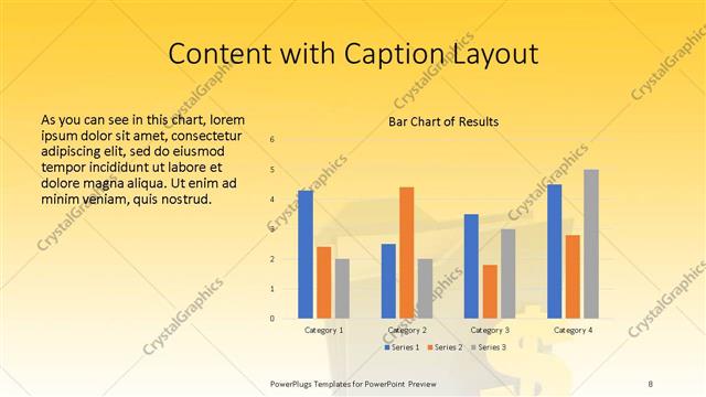 Content with Caption presentation slide layout