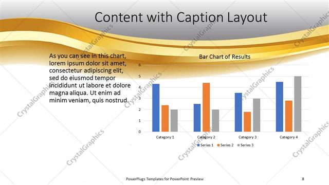 Content with Caption presentation slide layout