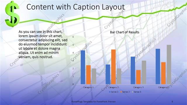 Content with Caption presentation slide layout