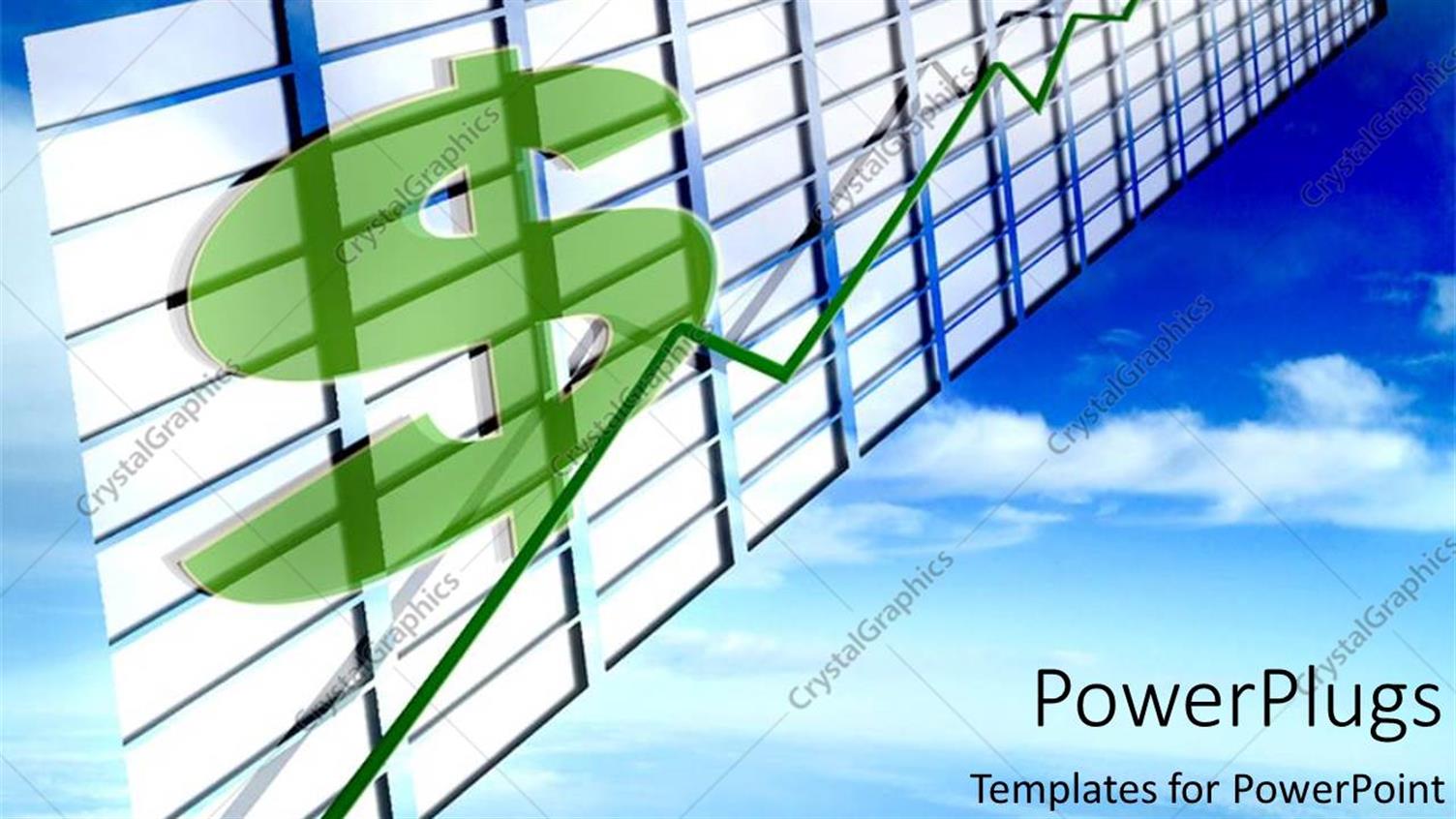 Featuring the Dollar Sign with a Growth Graph