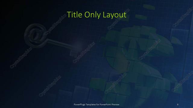 Title Only presentation slide layout