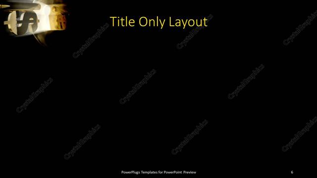Title Only presentation slide layout