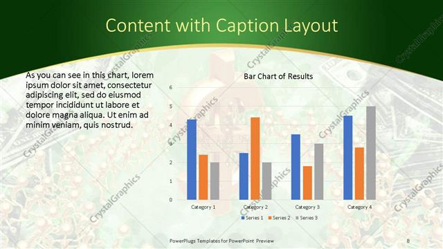 Content with Caption presentation slide layout