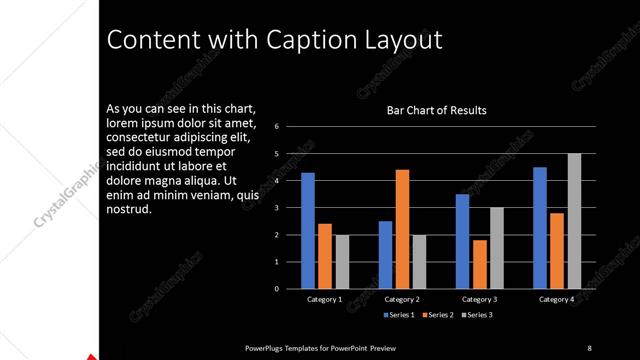 Content with Caption presentation slide layout