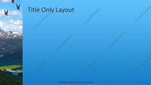 Title Only presentation slide layout