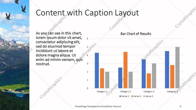 Content with Caption presentation slide layout