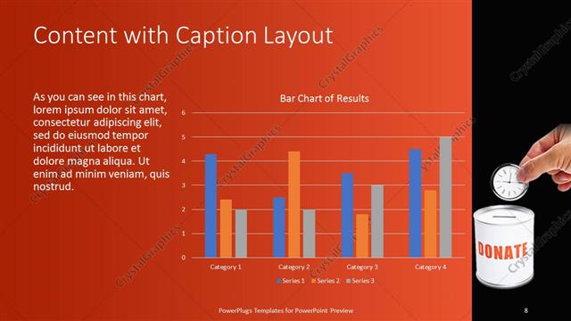 Content with Caption presentation slide layout