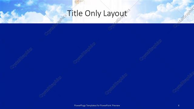 Title Only presentation slide layout