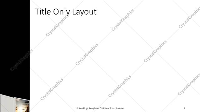 Title Only presentation slide layout