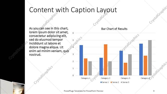 Content with Caption presentation slide layout
