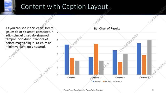 Content with Caption presentation slide layout