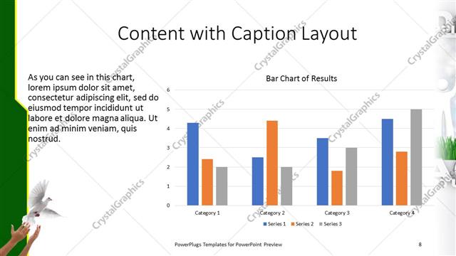 Content with Caption presentation slide layout