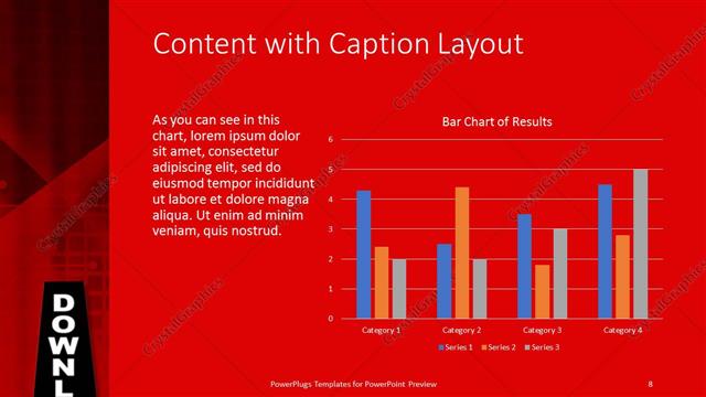 Content with Caption presentation slide layout