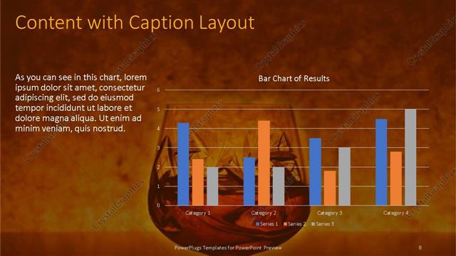Content with Caption presentation slide layout
