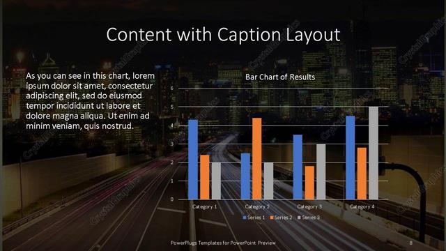 Content with Caption presentation slide layout