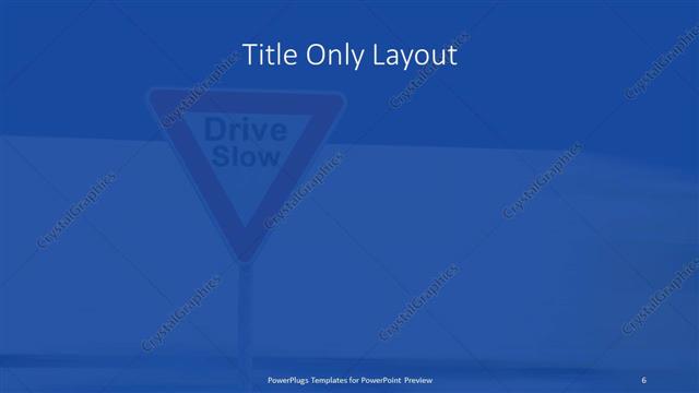Title Only presentation slide layout