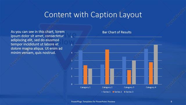 Content with Caption presentation slide layout