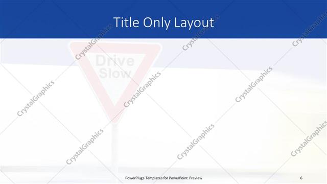 Title Only presentation slide layout