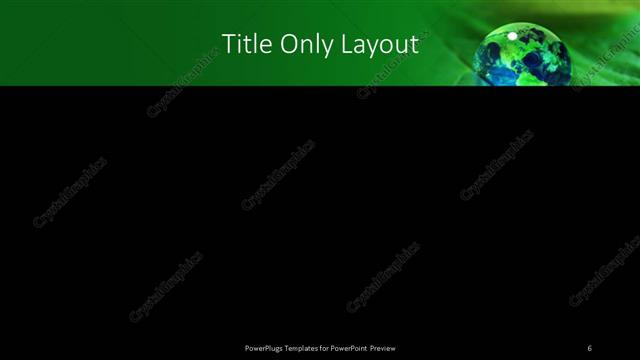 Title Only presentation slide layout