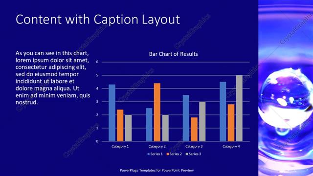Content with Caption presentation slide layout