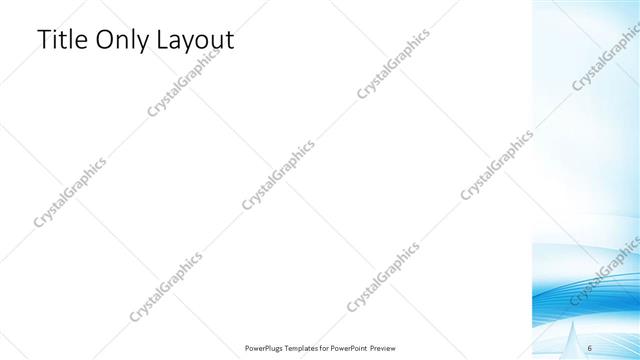 Title Only presentation slide layout