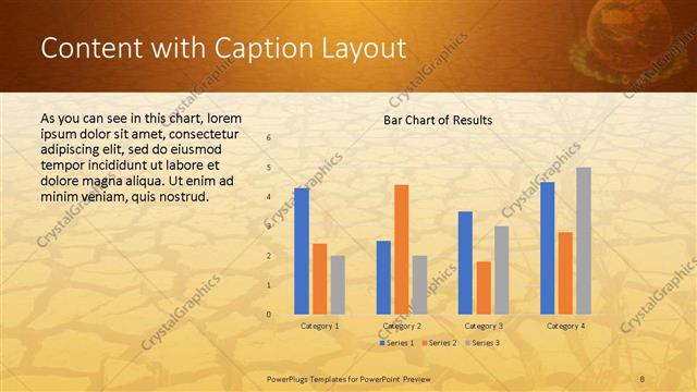 Content with Caption presentation slide layout
