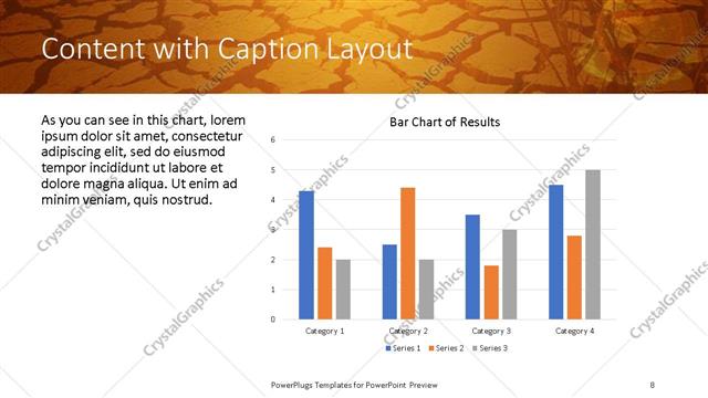 Content with Caption presentation slide layout