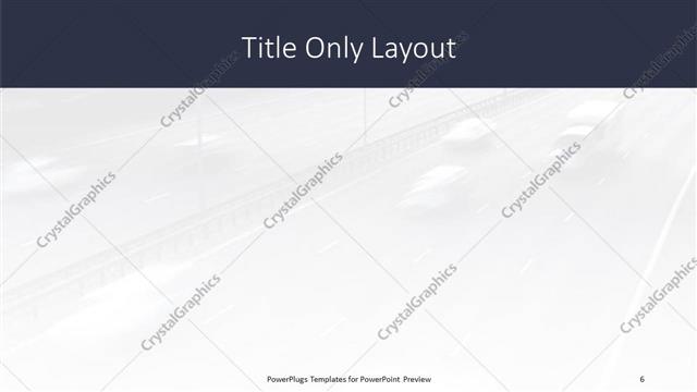 Title Only presentation slide layout