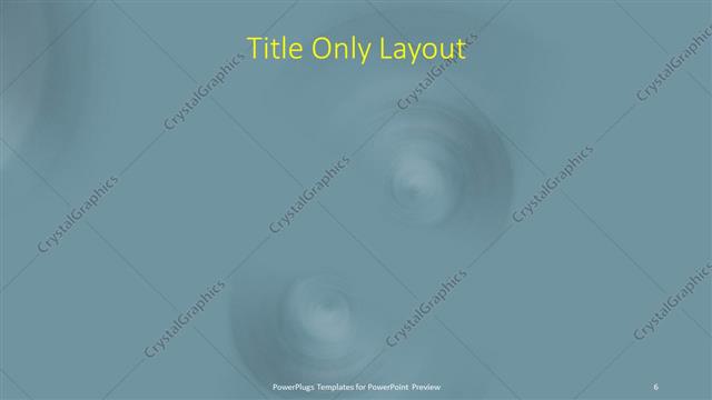 Title Only presentation slide layout