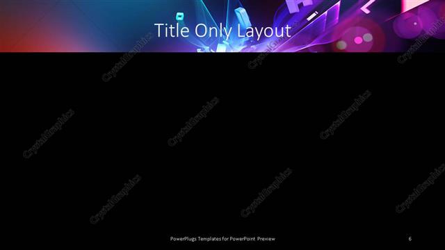 Title Only presentation slide layout