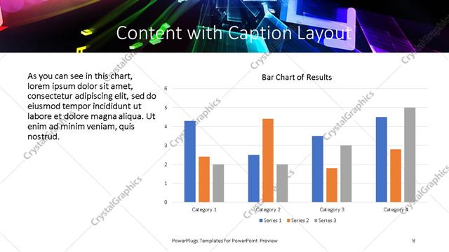 Content with Caption presentation slide layout