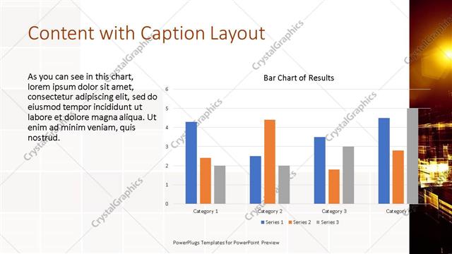 Content with Caption presentation slide layout