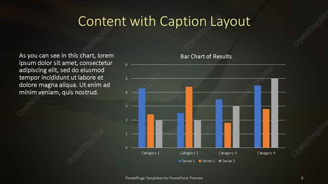 Content with Caption presentation slide layout