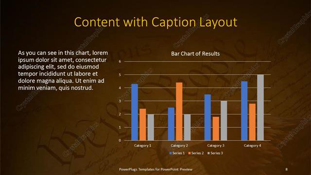 Content with Caption presentation slide layout