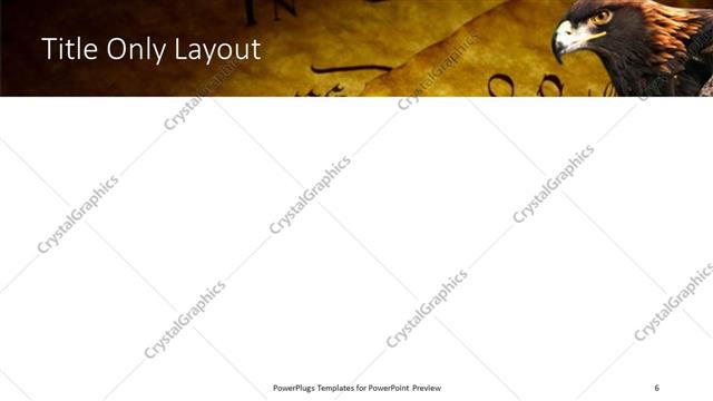 Title Only presentation slide layout