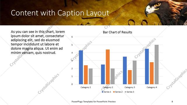 Content with Caption presentation slide layout