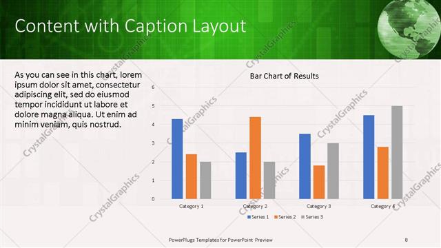 Content with Caption presentation slide layout