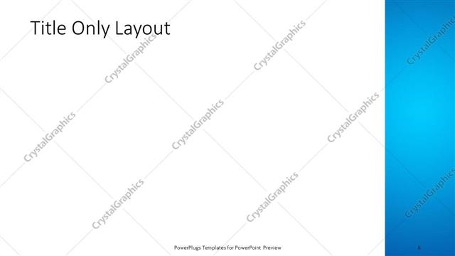 Title Only presentation slide layout